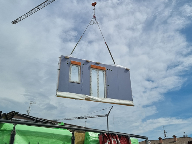 Casa prefabbricata Ecodimora a Paitone Brescia