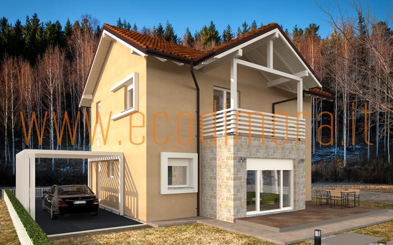 Case prefabbricate in legno Ecodimora: Comfort 160